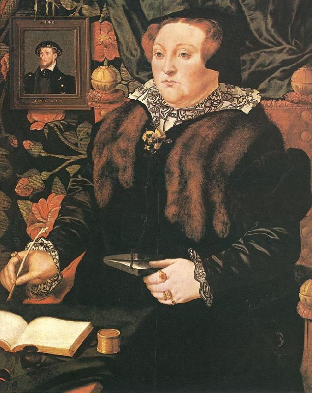 EWORTH, Hans Portrait of Lady Dacre fg Germany oil painting art
